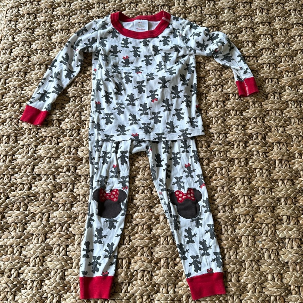 Hanna Andersson - 100 cm / 4 T - Minnie Mouse long sleeve pant Jammies